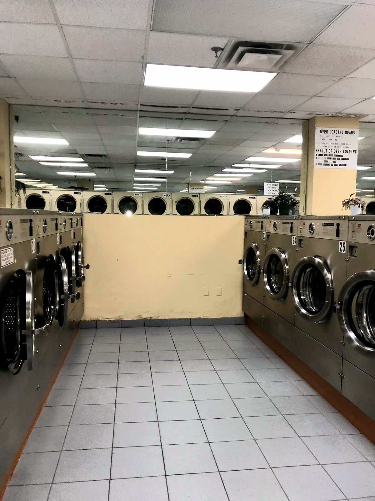 Additional view of washer and dryer corner section